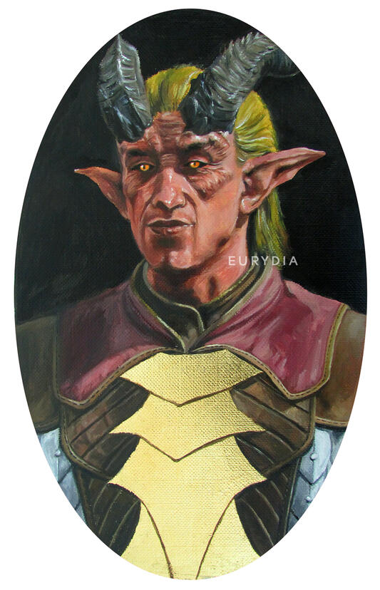 Zevlor - oils, gold leaf